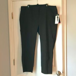 Brown Rafaella Classic Fit Work Pants Size 22W